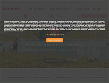 Tablet Screenshot of eigenanreise.sunweb.de